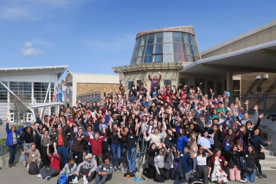 group photo 2019 WAGIN Conference, Chief Sealth International High School, Seattle WA